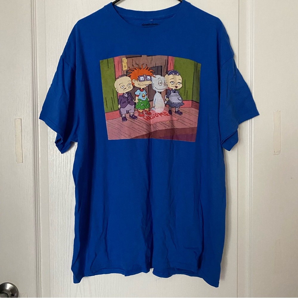 Nickelodeon Rugrats TShirt Tee Mens Size XL Blue